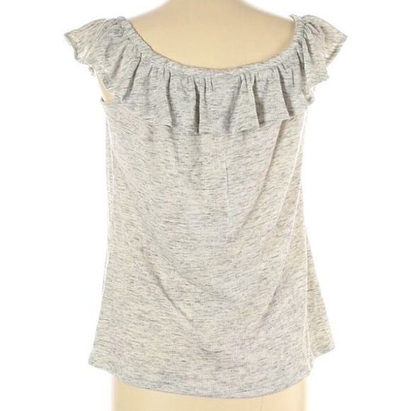 Torrid Off Shoulder Ruffle Ribbed Tee Size 0X - Picture 3 of 5